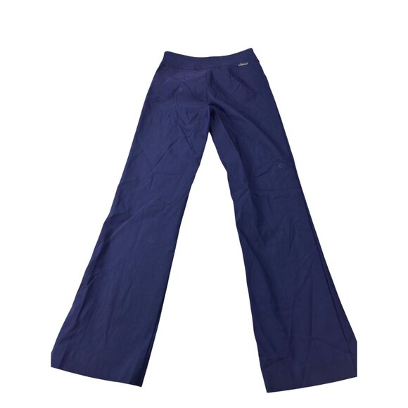 Rekucci Womens Wide-Leg Pants Size 2P Navy Rayon/Nylon/Spandex - Picture 2 of 11